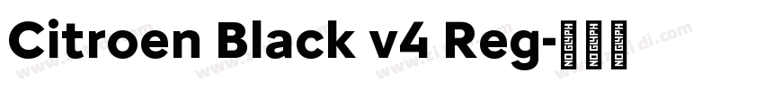Citroen Black v4 Reg字体转换 Citroen Black v4 Reg字体转换